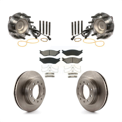 Kit de plaquettes de Rotor de frein à disque, roulement de moyeu avant, pour Ford F-450 Super Duty F-550 4 X
