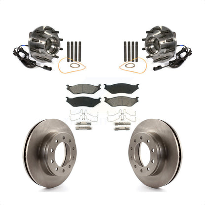 Kit de plaquettes de Rotor de frein à disque, roulement de moyeu avant, pour Ford F-450 Super Duty F-550 4 X