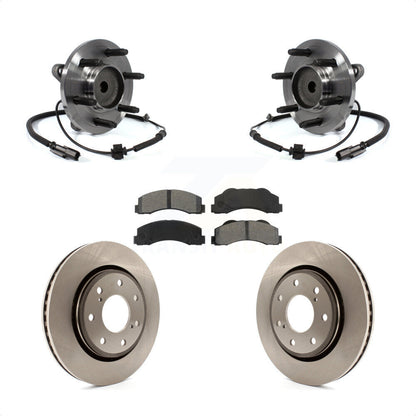 Kit de plaquettes de Rotor de frein, roulement de moyeu avant, pour Ford F-150 RWD 11-14, avec roue à 7 écrous