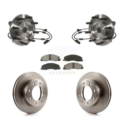 Ensemble de roulements de moyeu avant, Rotors et plaquettes de frein à disque pour Ram 3500 2500