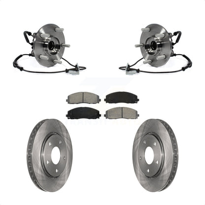 Ensemble de roulements de moyeu avant, Rotor de frein à disque et Kit de plaquettes pour Dodge Grand Carava