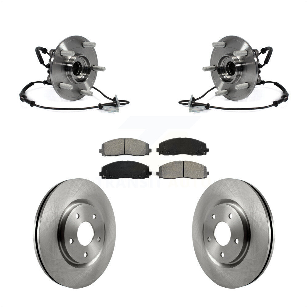 Kit de Rotor et plaquettes de frein, roulement de moyeu avant, pour Dodge Grand Caravan Chrysler Town