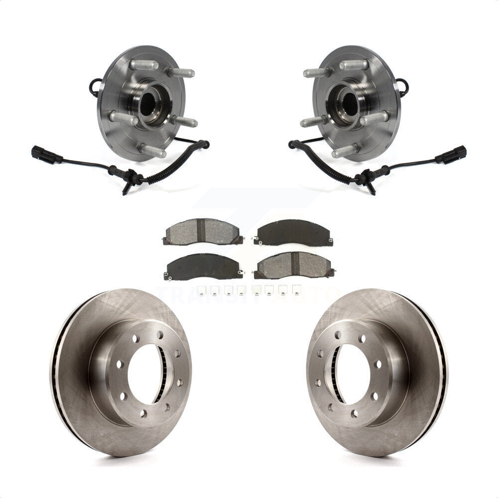 Kit de Rotor et plaquettes de frein, roulement de moyeu avant, pour Ram 2012 1500 4WD avec roue à 8 écrous