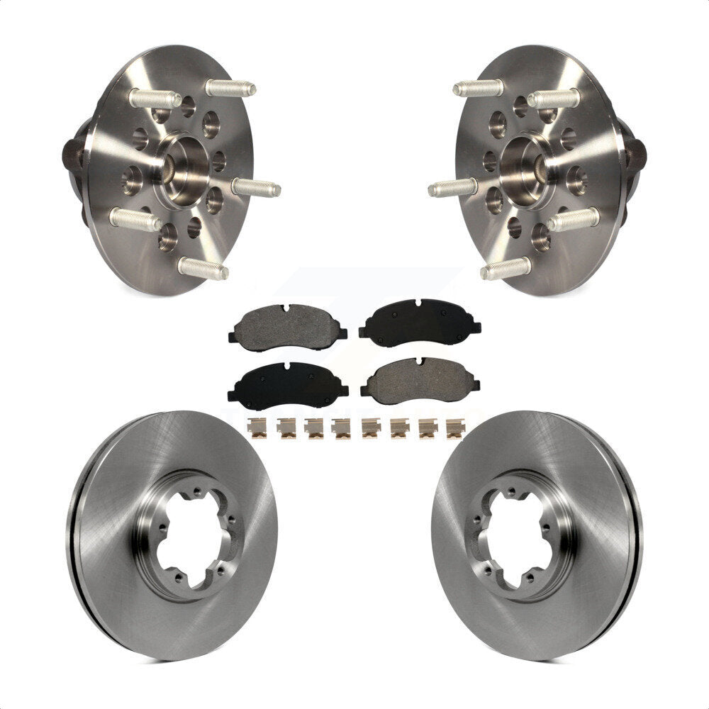 Ensemble de roulements de moyeu avant, Kit de plaquettes de Rotor de frein pour Ford Transit-250 Transit-15