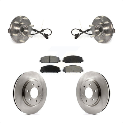 Ensemble de roulements de moyeu avant, Rotor de frein à disque et Kit de plaquettes pour Nissan TITAN Armad
