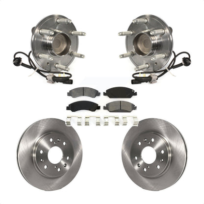 Kit de plaquettes de Rotor de frein, roulement de moyeu avant, pour GMC Sierra 1500 Chevrolet Silverado X