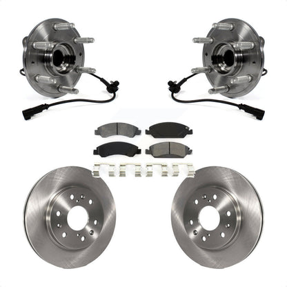 Kit de plaquettes de Rotor de frein, roulement de moyeu avant, pour GMC Sierra 1500 Chevrolet Silverado X