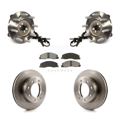 Ensemble de roulements de moyeu avant, Rotors et plaquettes de frein à disque, Kit pour Ram 2500 3500