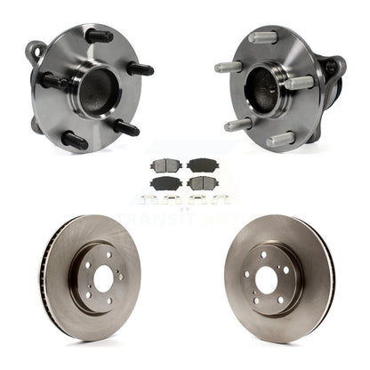 Kit de plaquettes de Rotor de frein à disque, ensemble de roulements de moyeu avant (5 pièces) pour Lexus IS250 GS30