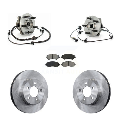 Ensemble de roulements de moyeu avant, Rotors et plaquettes de frein à disque, Kit pour Jeep Liberty
