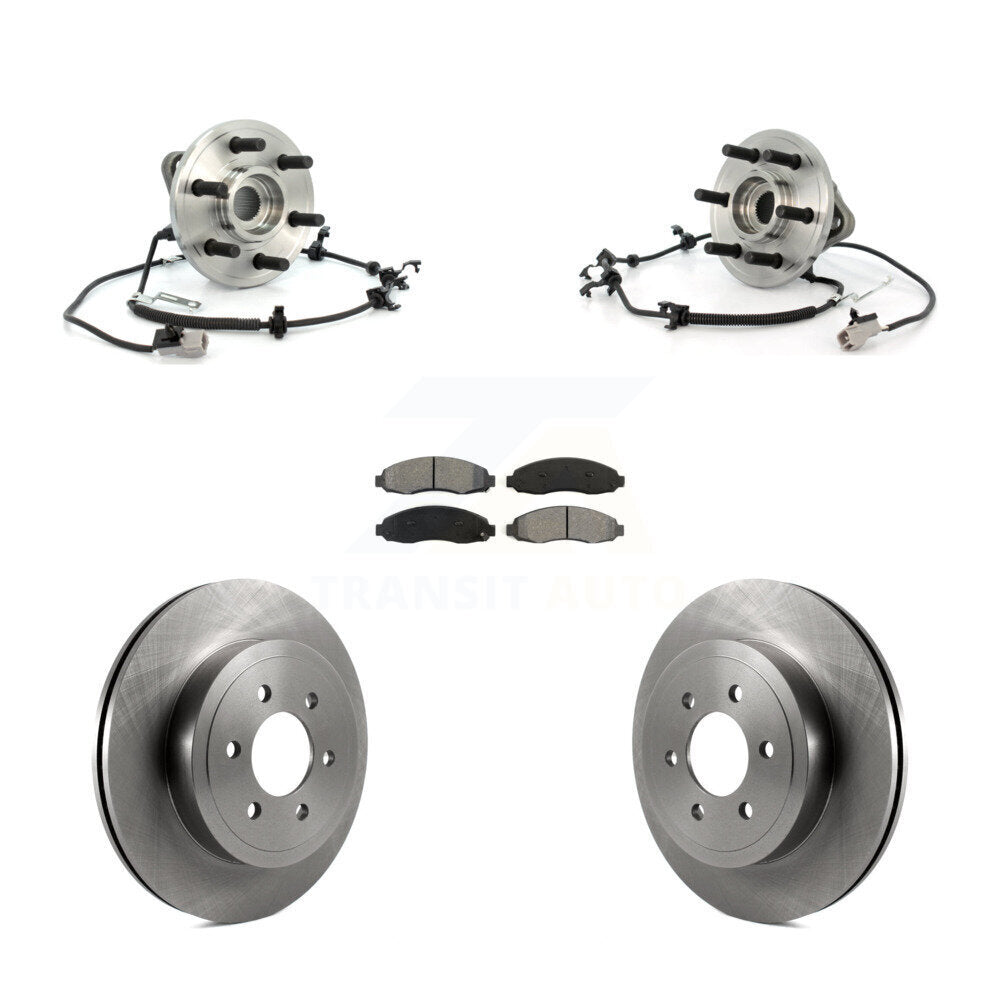 Kit de plaquettes de Rotor de frein à disque, roulement de moyeu avant, pour Dodge Dakota 4WD avec 4 roues AB