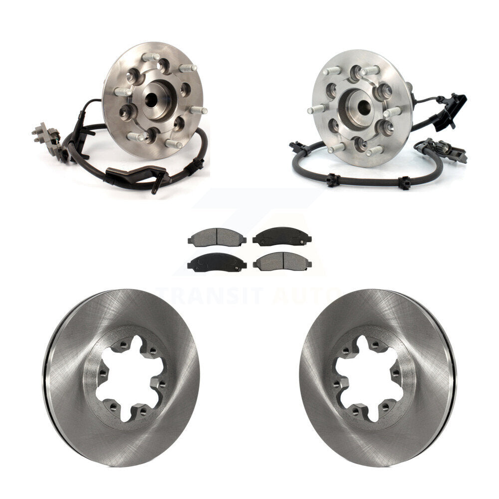 Kit de Rotor et plaquettes de frein, roulement de moyeu avant, pour Chevrolet Colorado GMC Canyon Isuz