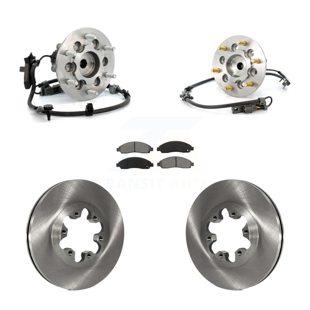 Kit de Rotor et plaquettes de frein, roulement de moyeu avant, pour Chevrolet Colorado GMC Canyon Isuz