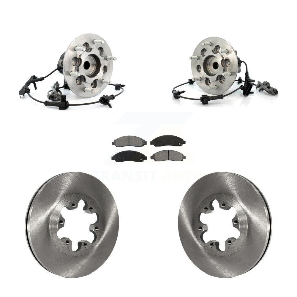 Kit de plaquettes de Rotor de frein à disque, roulement de moyeu avant, pour Chevrolet Colorado GMC Canyon RW