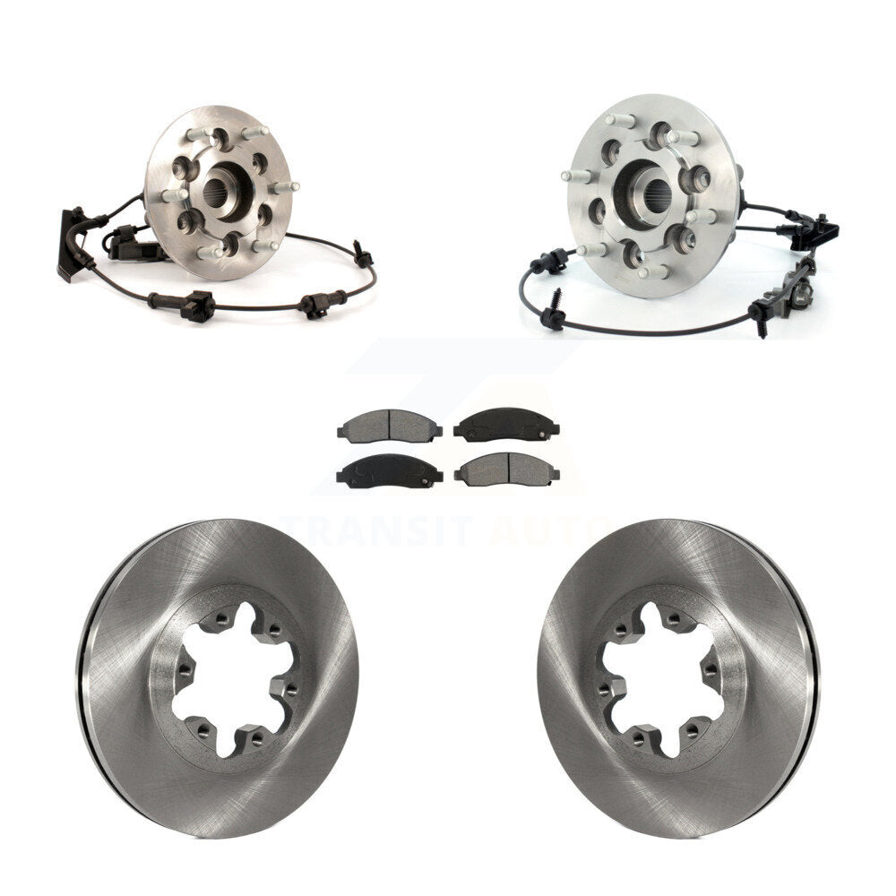 Kit de Rotor et plaquettes de frein, roulement de moyeu avant, pour Chevrolet Colorado GMC Canyon Isuz