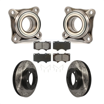 Kit de plaquettes de Rotor de frein, fente de perçage, roulement de roue avant, pour Toyota Tacoma 4Runner F
