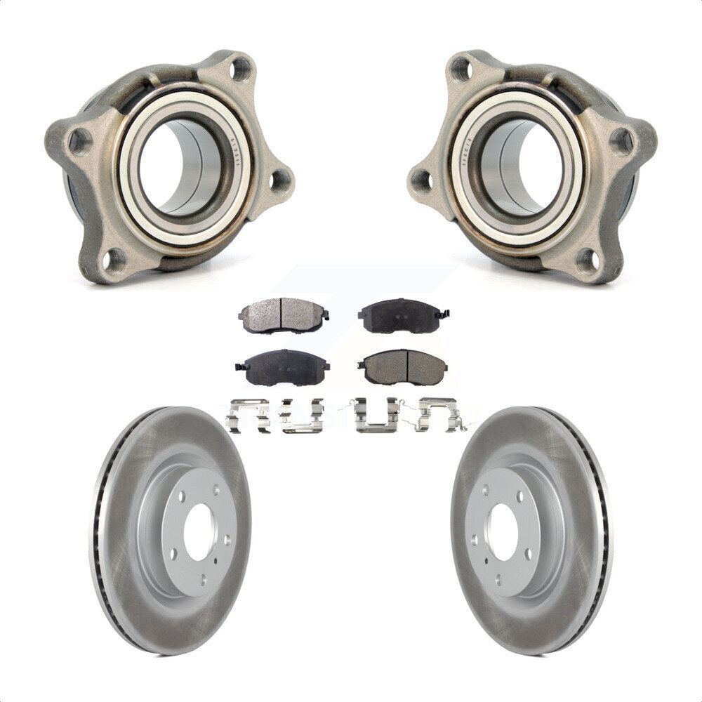 Kit de plaquettes de Rotor de frein, manteau de roulement de roue avant pour Module INFINITI G35 AWD