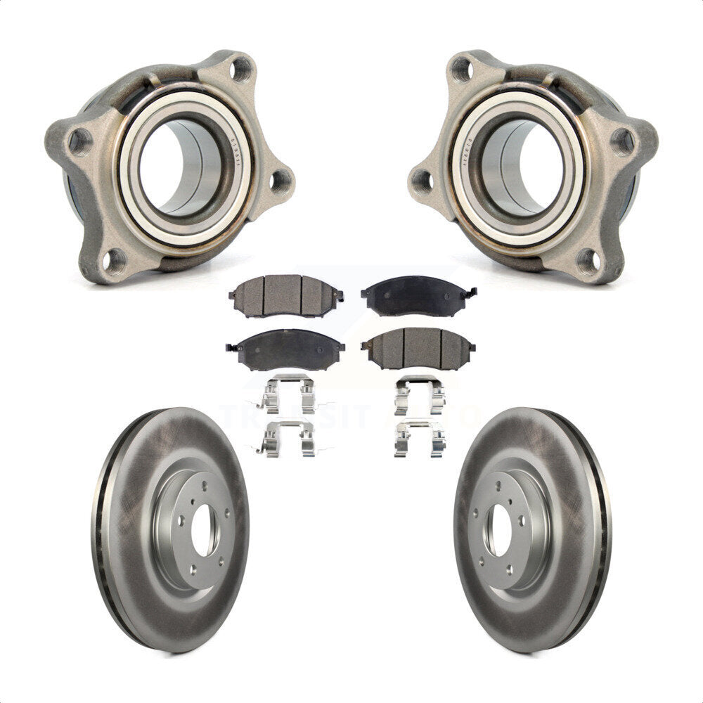 Kit de plaquettes de Rotor de frein, manteau de roulement de roue avant pour Module INFINITI G35 AWD