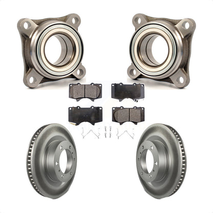 Kit de Rotor et plaquettes de frein revêtus de roulement de roue avant, pour Toyota 4Runner Lexus GX46