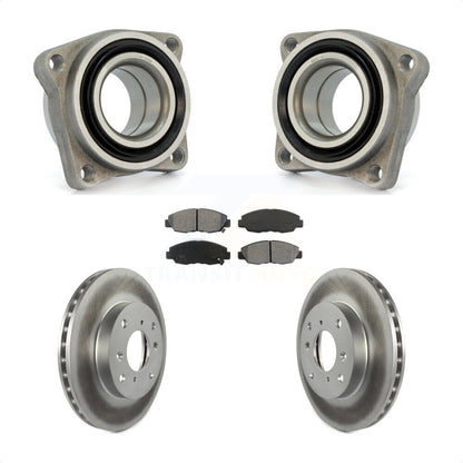 Kit de plaquettes de Rotor de frein à disque enduit de roulement de roue avant pour Acura CL 2.3 de 1998 à 1999