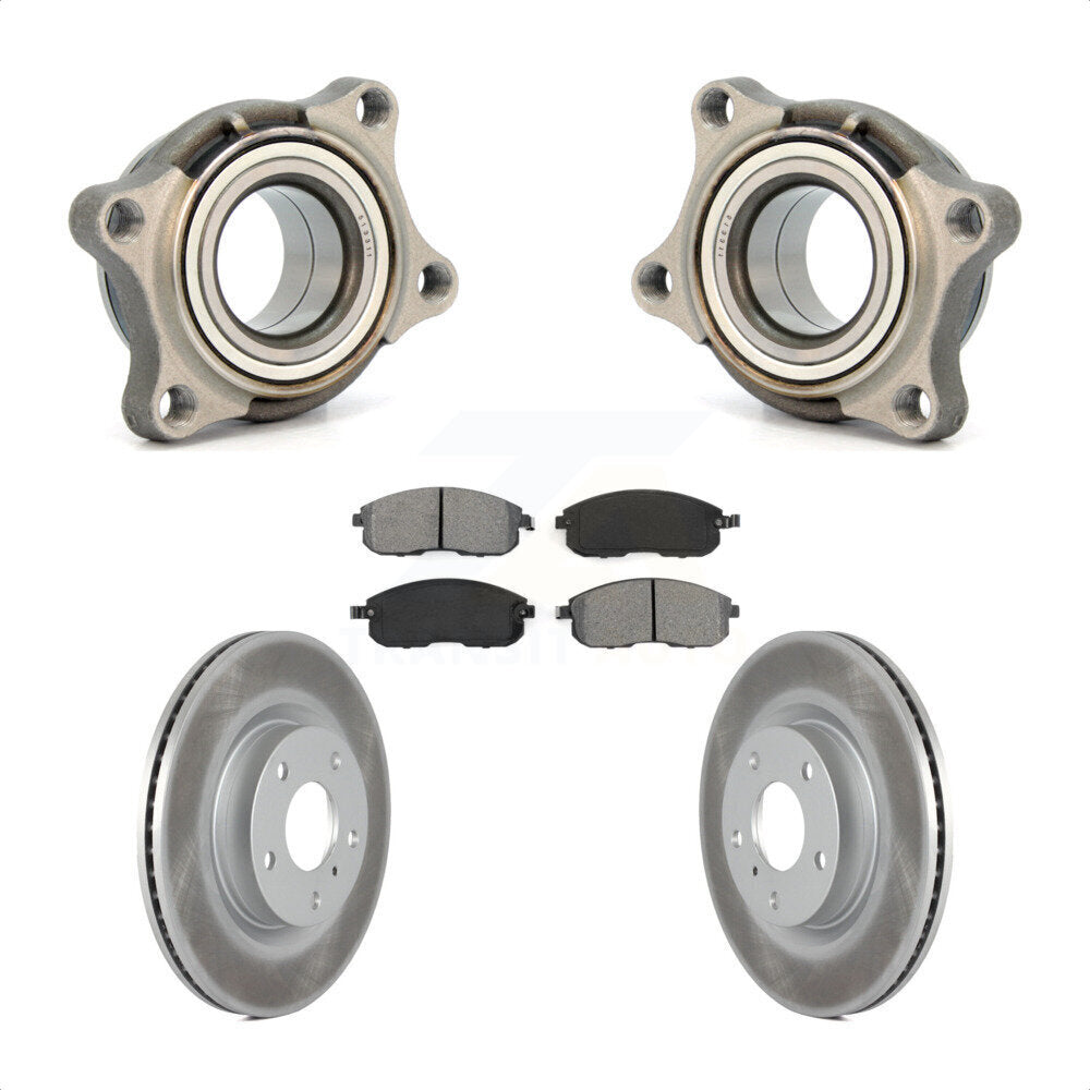 Kit de plaquettes de Rotor de frein, manteau de roulement de roue avant pour Module INFINITI G35 AWD
