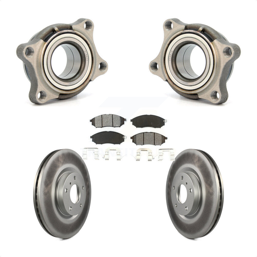 Kit de plaquettes de Rotor de frein, manteau de roulement de roue avant pour Module INFINITI G35 AWD