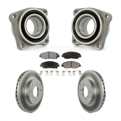 Kit de plaquettes de Rotor de frein à disque enduit de roulement de roue avant pour Acura CL 2.3 de 1998 à 1999