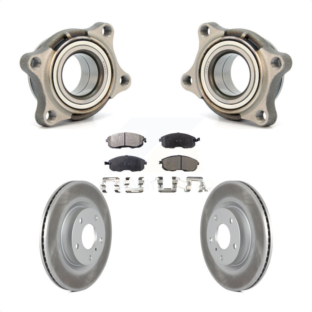 Kit de plaquettes de Rotor de frein, manteau de roulement de roue avant pour Module INFINITI G35 AWD