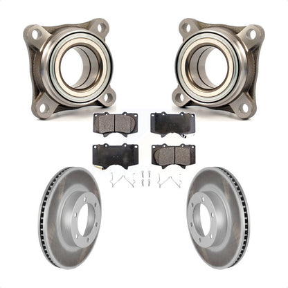 Kit de Rotor et plaquettes de frein revêtus de roulement de roue avant, pour Toyota 4Runner Lexus GX47