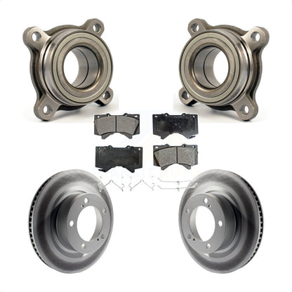Kit de Rotor et de plaquettes de frein revêtus de roulement de roue avant, pour Toyota Tundra Sequoia Lexu