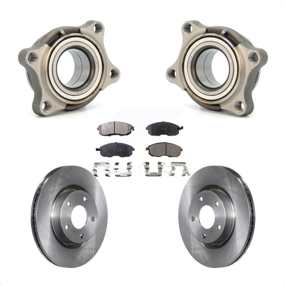 Kit de plaquettes de Rotor de frein, roulement de roue avant, pour Module INFINITI G35 AWD 2005