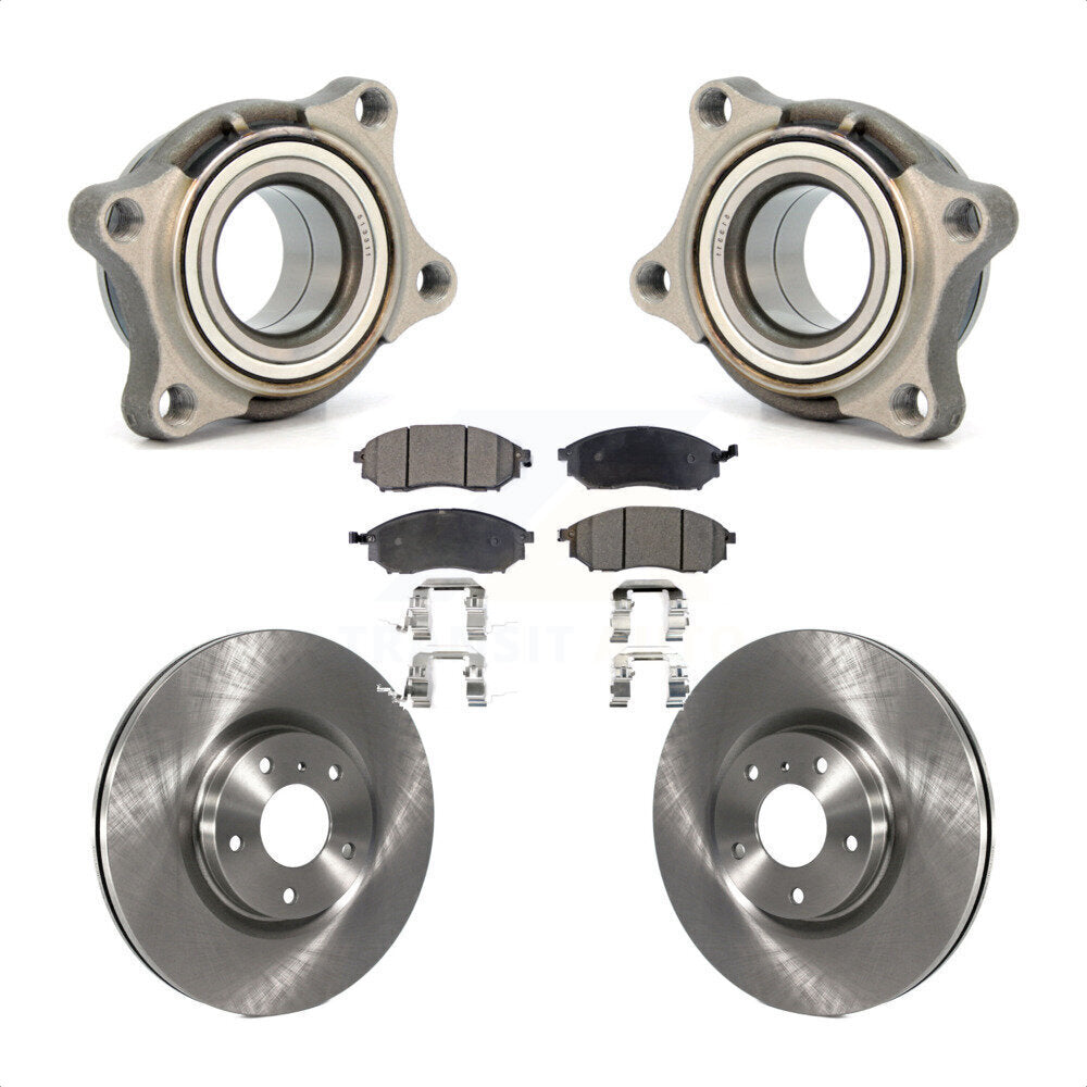 Kit de plaquettes de Rotor de frein, roulement de roue avant, pour Module INFINITI G35 AWD 2006