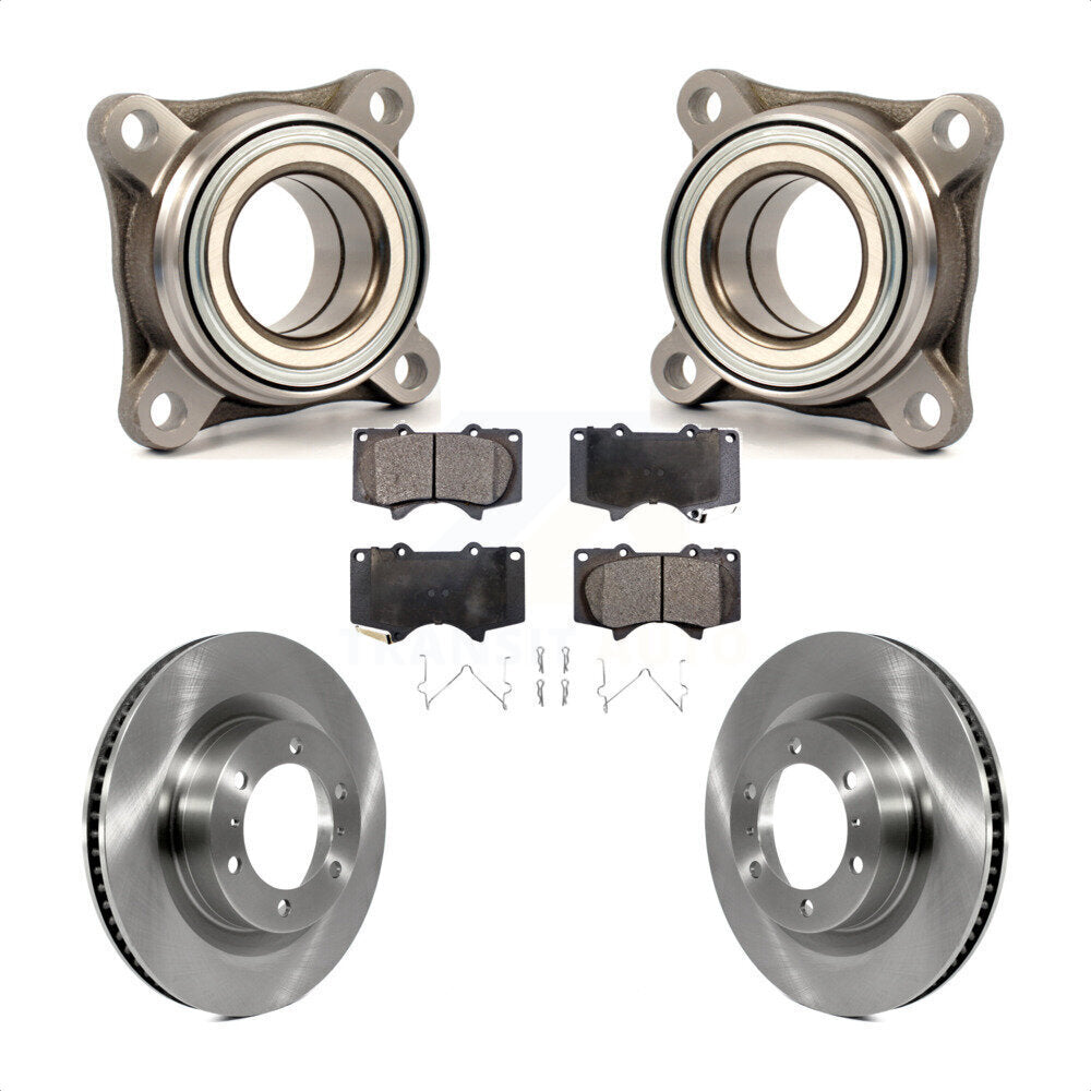 Kit de plaquettes de Rotor de frein, roulement de roue avant, pour Toyota 4Runner Lexus GX46 2010 – 2023