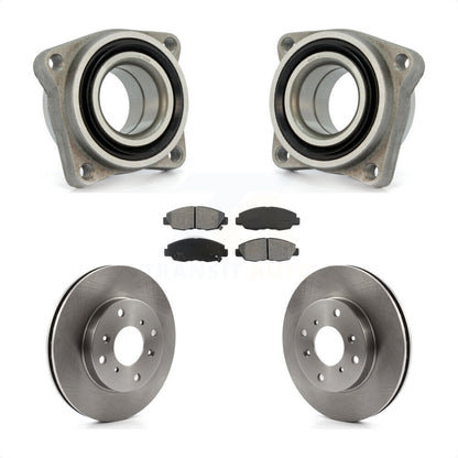 Kit de rotors et plaquettes de frein à disque de roulement de roue avant pour Acura CL 1998-1999 2,3 l