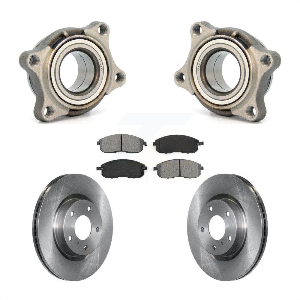 Kit de plaquettes de Rotor de frein, roulement de roue avant, pour Module INFINITI G35 AWD 2005