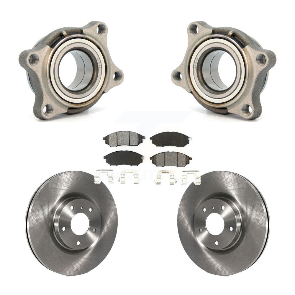 Kit de plaquettes de Rotor de frein, roulement de roue avant, pour Module INFINITI G35 AWD 2006