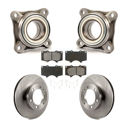 Kit de Rotor et de plaquettes de frein, roulement de roue avant, pour Toyota Tacoma 4Runner FJ Cruise