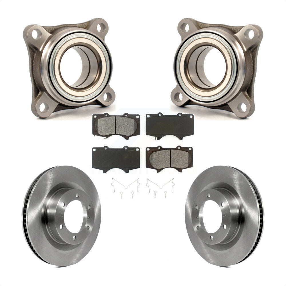 Kit de plaquettes de Rotor de frein, roulement de roue avant, pour Toyota 4Runner Lexus GX46 2010 – 2023