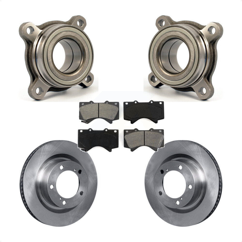 Kit de Rotor et plaquettes de frein de roulement de roue avant, pour Toyota Tundra Sequoia Lexus LX57