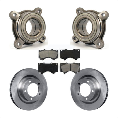 Kit de Rotor et plaquettes de frein de roulement de roue avant, pour Toyota Tundra Sequoia Lexus LX57