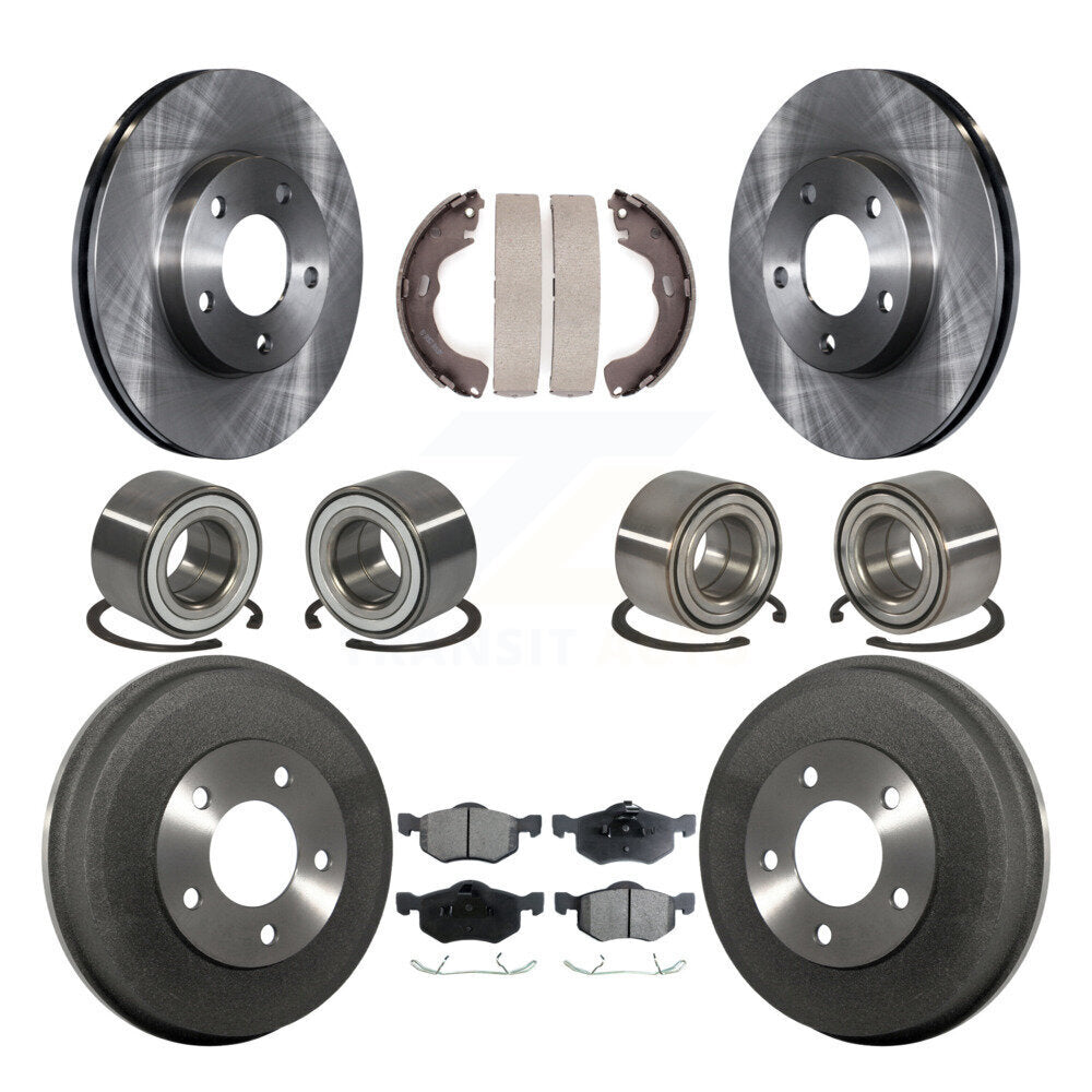 Kit de patins de Rotor de frein, roulement avant et arrière (10 pièces), pour Ford Escape Mazda Tribut