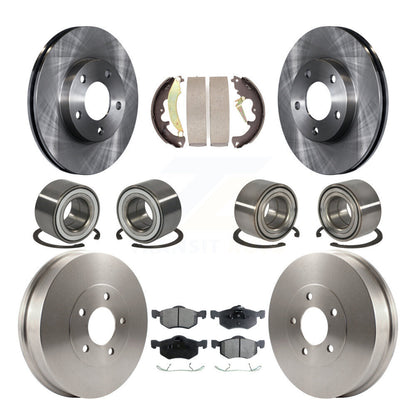 Kit de patins de rotor de frein à roulement avant et arrière (10 pièces) pour Ford Escape Mercur 2007