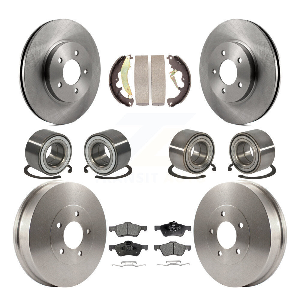 Kit de patins de Rotor de frein, roulement avant et arrière (10 pièces), pour Ford Escape Mazda Tribut