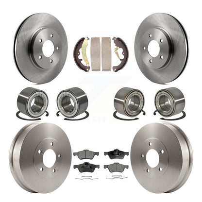 Kit de patins de Rotor de frein, roulement avant et arrière (10 pièces), pour Ford Escape Mazda Tribut
