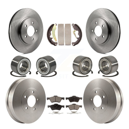 Kit de chaussures de plaquettes de Rotor de frein à disque, roulement avant et arrière (10 pièces) pour Ford Escape Mercur