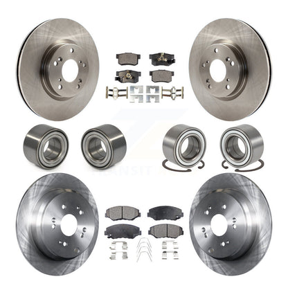 Kit de Rotor et plaquettes de frein à disque, roulement avant et arrière (10 pièces) pour Honda CR-2005 – 2006