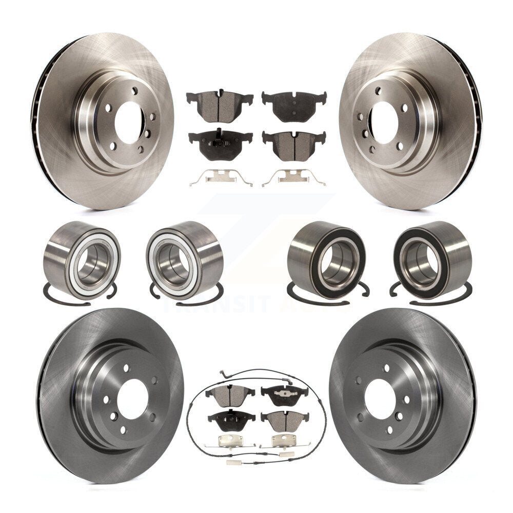 Kit de Rotor et plaquettes de frein à disque, roulement avant et arrière (10 pièces), pour BMW 335i xDrive 335x