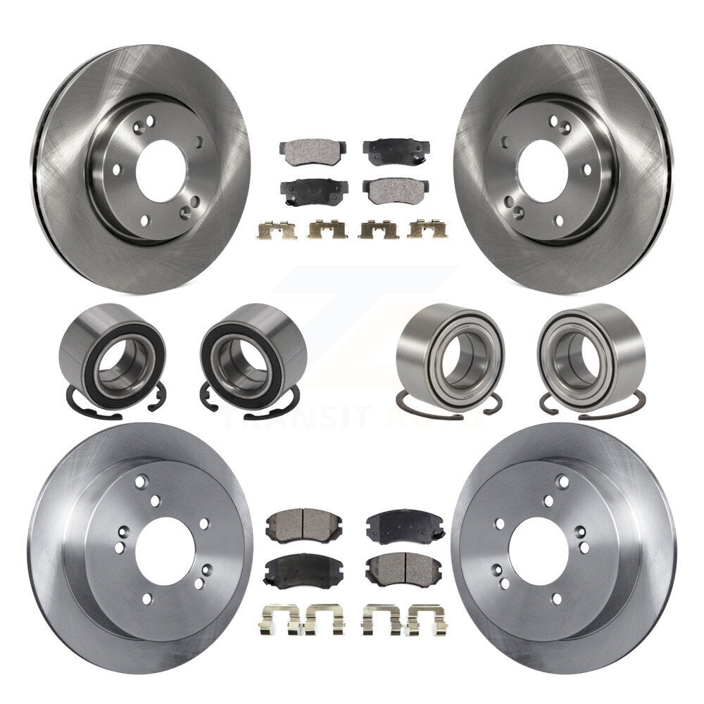 Kit de rotors et plaquettes de frein à roulement avant et arrière (10 pièces) pour Hyundai Tucson Kia Sportag