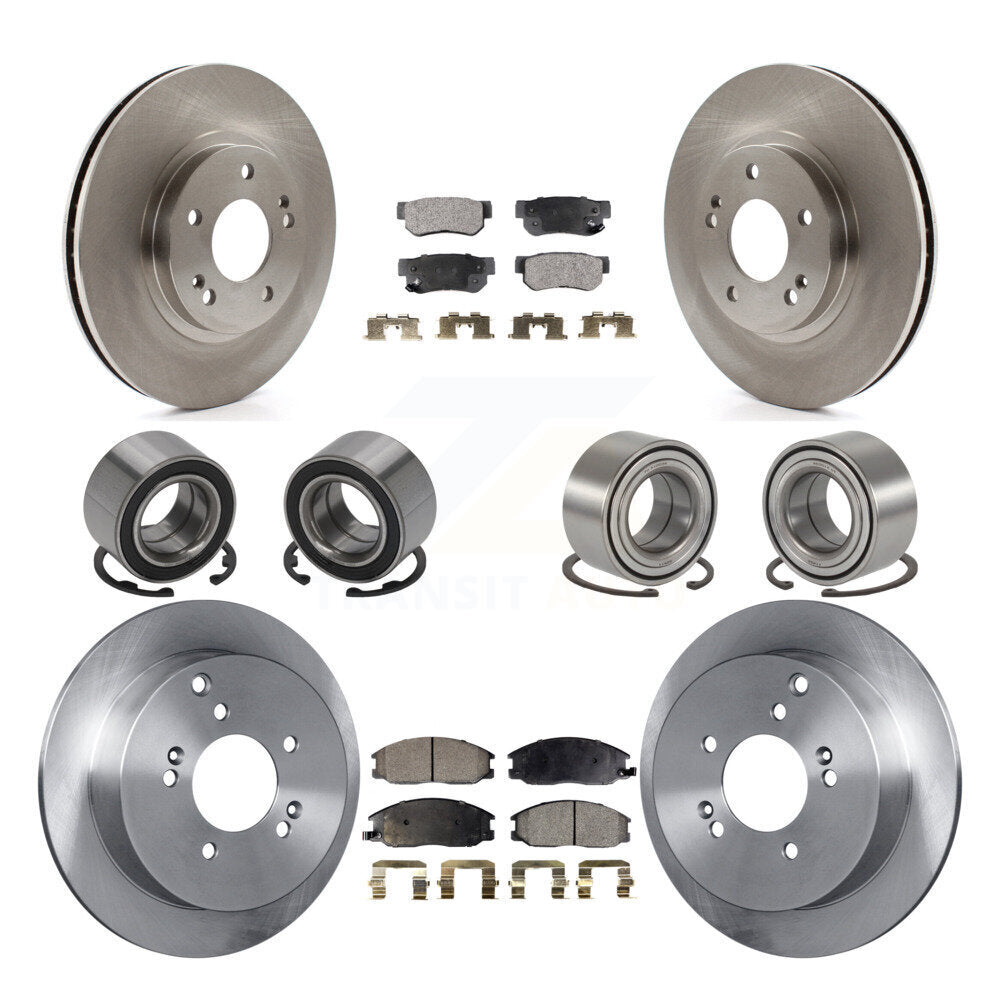 Kit de plaquettes de Rotor de frein à roulement avant et arrière (10 pièces) pour Hyundai Santa Fe 4W 2001 – 2006