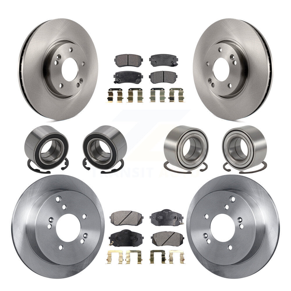 Kit de rotors et plaquettes de frein à roulement avant et arrière (10 pièces) pour Hyundai Tucson Kia Sportag
